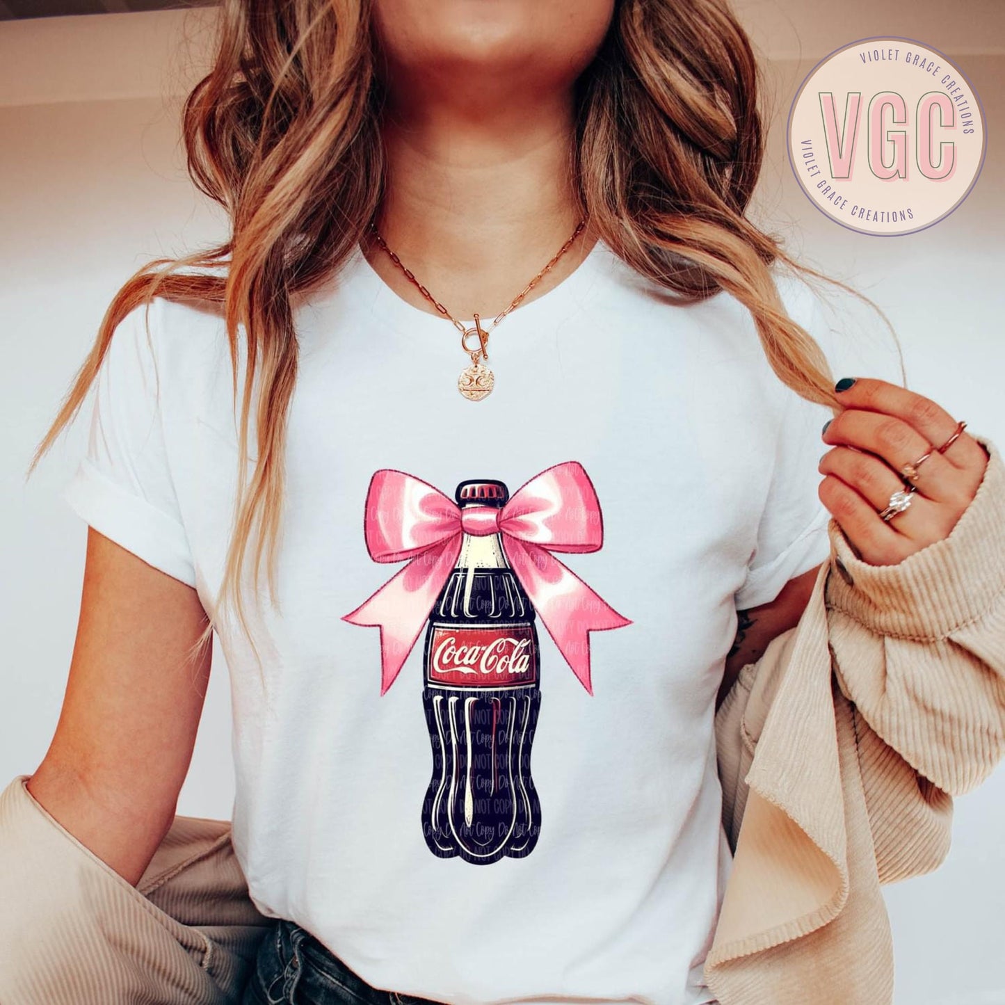 Trendy Cute Coke TShirt | Pink Bow| Coca Cola Lover| Vintage Soda Shirt| Soda Bottle| Cute Coca Cola Bottle Shirt| Vintage Coca Cola Graphic