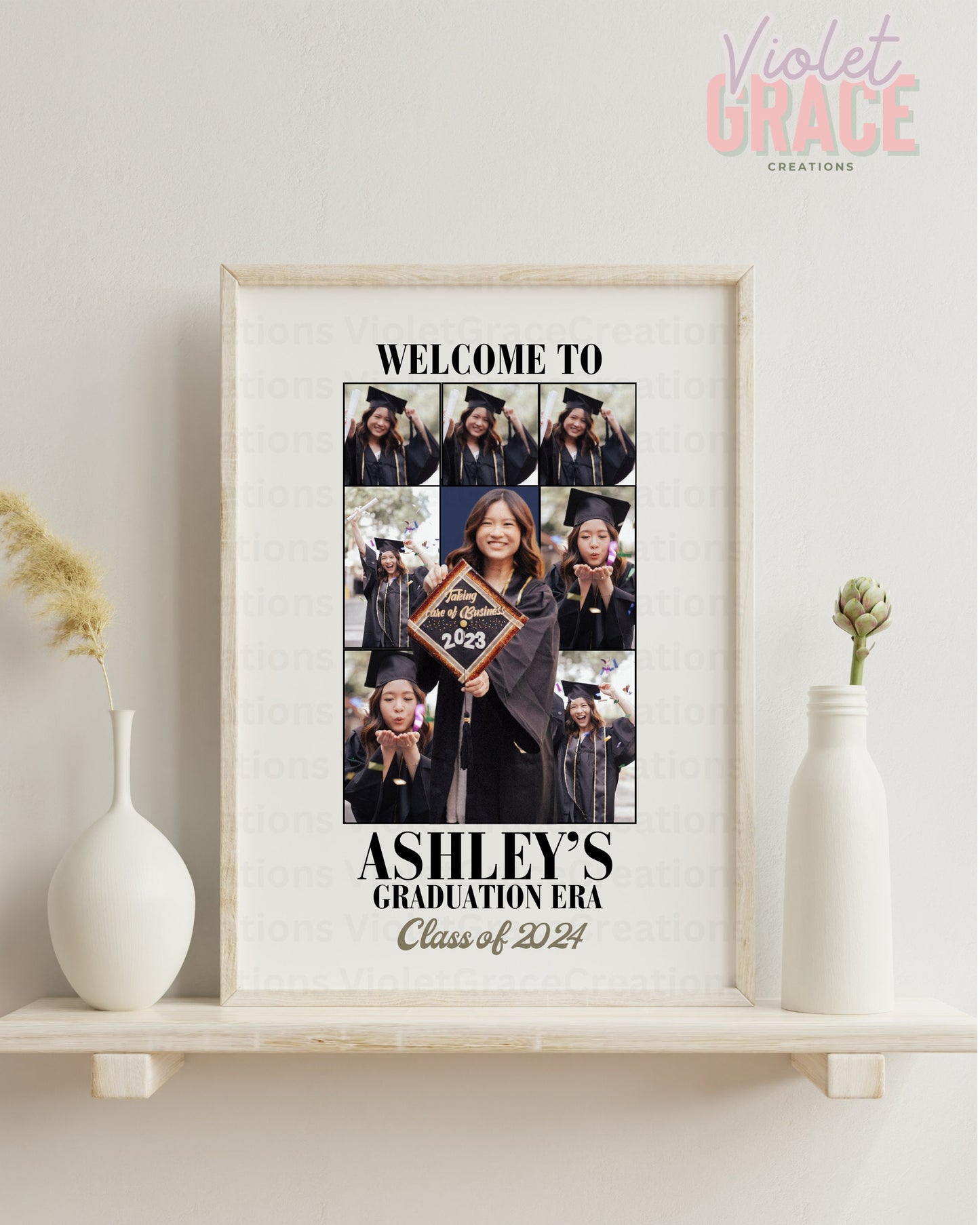 Your Graduation Era Begins Here | Custom Welcome Poster for Graduation Celebrations