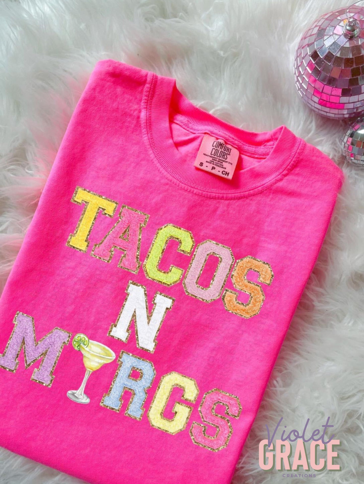 Tacos and Margs| Taco Tuesday| Cinco De Mayo| Cute Trendy Drinking Shirt| Comfort Colors Taco shirt