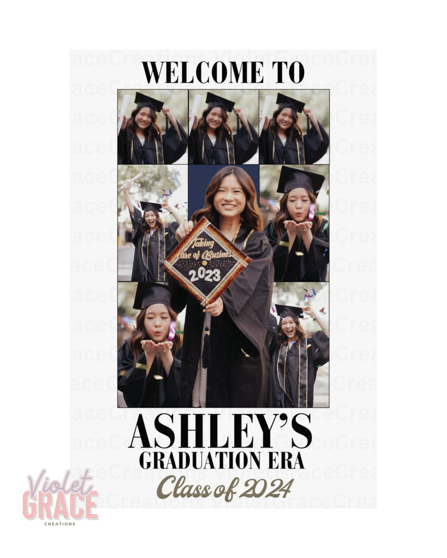 Your Graduation Era Begins Here | Custom Welcome Poster for Graduation Celebrations