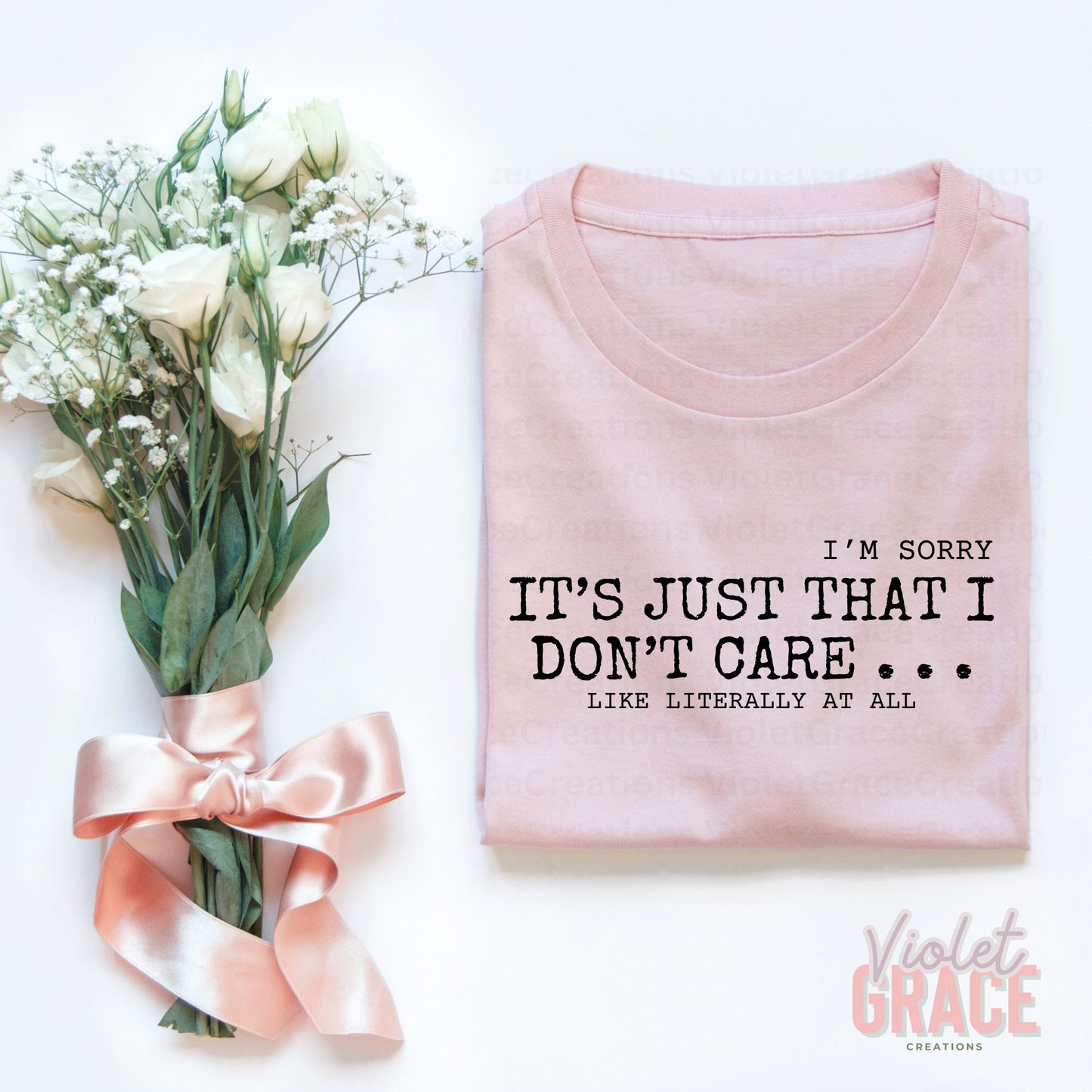 I don’t care like at all | Funny sarcastic graphic tee| Statement TShirt| Sassy Quote| Attitude wear| Statement piece