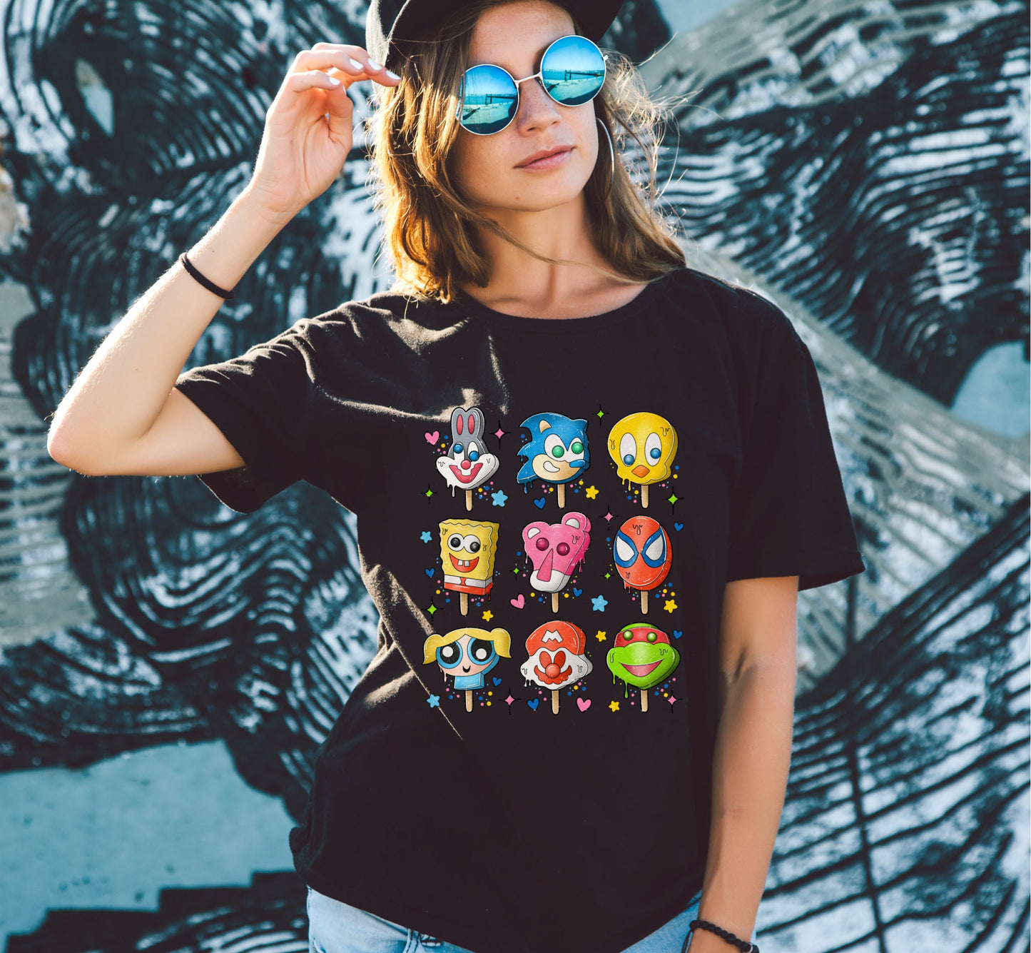 Nastalgic Ice Cream Man Graphic T-Shirt| Retro blast from the past tshirt| Take me back to the 90s| 90s Kid| 90s baby|